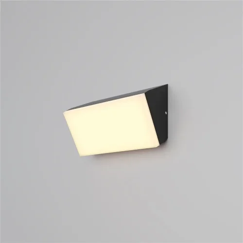 Настенный светильник (бра) Brick 3000K 10Вт IP 54 (Графит) - фото 2