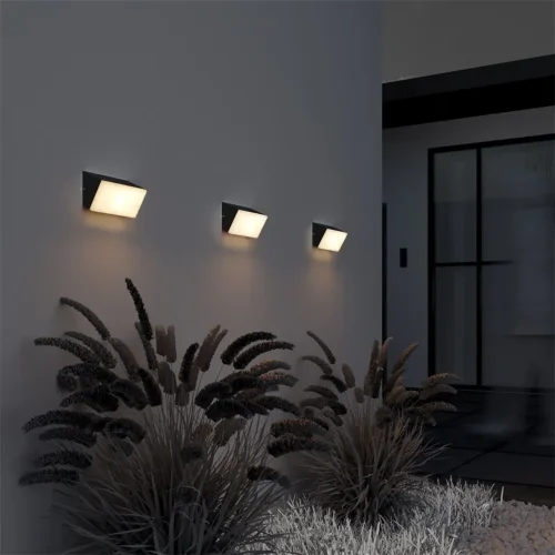 Настенный светильник (бра) Brick 3000K 10Вт IP 54 (Графит) - фото 9