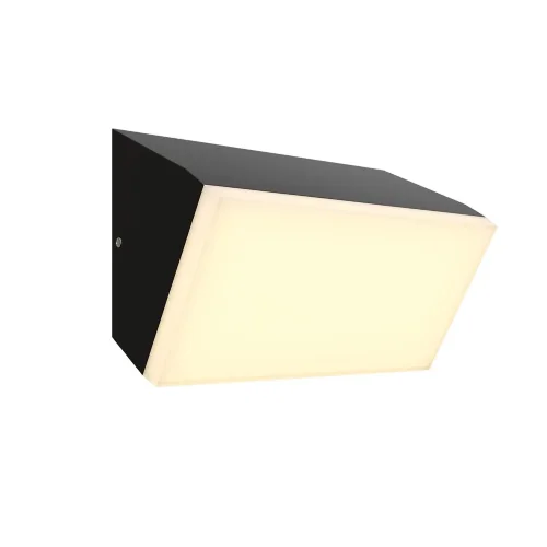 Настенный светильник (бра) Блок / Brick 3000K 10Вт IP 54 (Графит) O436WL-L10GF3K - фото