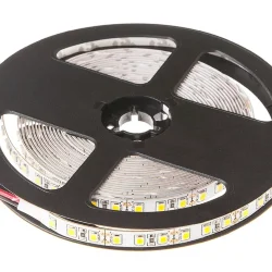 Лента светодиодная 600SMD диодов (2835) тип В, 12В, 5м, белый теплый