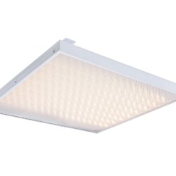 Универсальный офисный светодиодный светильник Грильято 80 Вт IP44 580x580x40 мм 3000K Призма