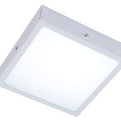 Универсальный офисный светодиодный светильник Грильято 20 Вт IP44 200x200x40 мм 6000K Опал