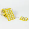Светодиодный модуль 9 led 3030 MOD122 (12V, 5W, yellow, IP65) - фото II