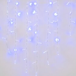 ULD-B3010-200-TWK BLUE IP67 Бахрома светодиодная с эффектом мерцания, 3м, Соединяемая, 200 светодиодов, Синий свет, Провод белый.