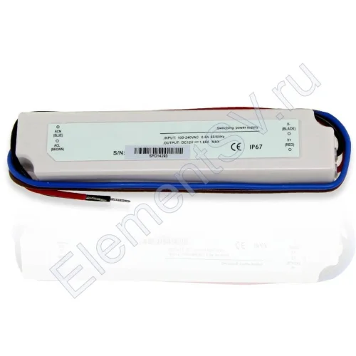 Блок питания SP-D 12V 20W 1,67A IP67 - фото.