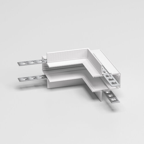 Slim Magnetic Коннектор угловой внутренний для встраиваемого шинопровода под ГКЛ 12,5мм (белый) 85211/00 - Фото 2