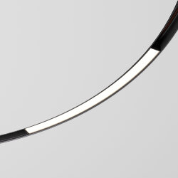 Slim Magnetic Трековый светильник для радиусного шинопровода 16W 4200K Planar чёрный Ø 1200мм 85182/01