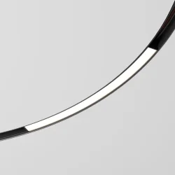 Slim Magnetic Трековый светильник для радиусного шинопровода 16W 4200K Planar чёрный Ø 1200мм 85182/01 (066510)