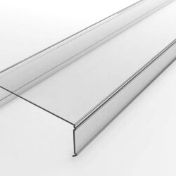 Рассеиватель поликарбонатный для профиля LC-LRM-P69-6 прозрачный