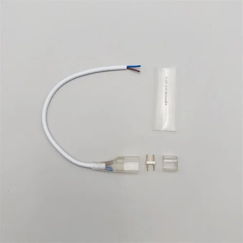 Установочный Комплект для Неона 8х16мм 24В, Белый. Фото 1.