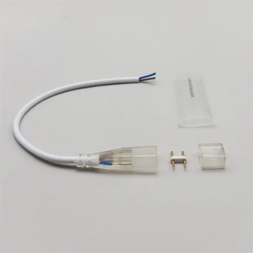 Установочный Комплект для Неона 8х16мм 24В, Белый. Фото 2.