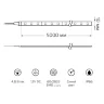 Лента светодиодная Elementary 2835/60-SMD 4.8Вт/м син. IP66 210лм/м 12В 8мм (уп.5м) GAUSS 356000505 - фото 4
