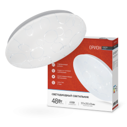 Светильник светодиодный серии DECO КАРУСЕЛЬ 48Вт 230В 6500К 4320Лм 380х55мм IN HOME