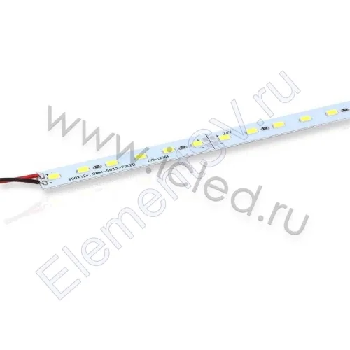 Светодиодная линейка 5730, 72 led, G3310 (12V, 20W, warm white) - фото.
