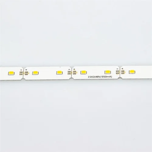 Светодиодная линейка токовая сегментированная AN2, 2835 30led 48V 350mA 17W warm white 498x12mm - фото I