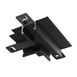 Т- образный коннектор встраиваемый под ГКЛ 12,5 мм Basity, черный (Черный)