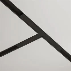 Т- образный коннектор встраиваемый под ГКЛ 12,5 мм Basity, черный (Черный)