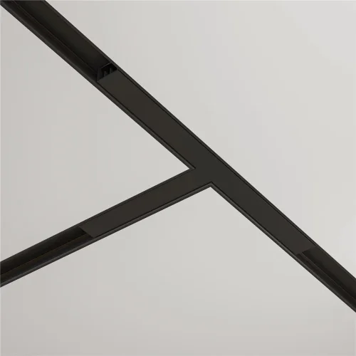 Т- образный коннектор встраиваемый под ГКЛ 12,5 мм Basity, черный (Черный) - фото 3