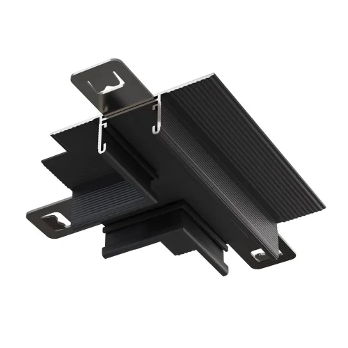 Т- образный коннектор встраиваемый под ГКЛ 12,5 мм Basity, черный (Черный) - фото