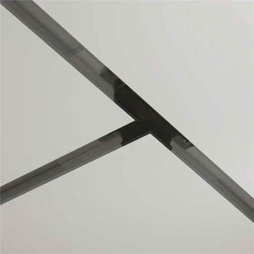 Т- образный коннектор встраиваемый под ГКЛ 12,5 мм Basity, черный (Черный) - фото 5