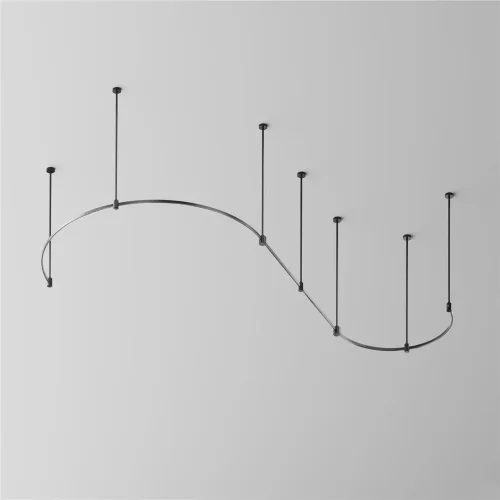 Шинопровод круглый из полукругов 1200мм Flarity черный (Черный) TRX154-2SR-D1200-B - фото 6