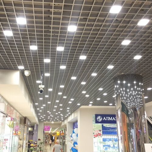 ULP-1010 42W-4000К IP40 GRILYATO OPAL BLACK KIT06 Светильники светодиодные потолочные встраиваемые, комплект из 6 штук, Белый свет 4000K, 4728Лм, Для ячеек 100x100мм, Корпус черный, С и-п - фото 5