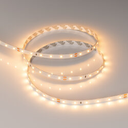 Светодиодная лента RT-А60-8mm 24V Warm2700 CRI98 (4.8 W/m, IP20, 2835, 5m) (Arlight, 4.8 Вт/м, IP20) 021414(2)