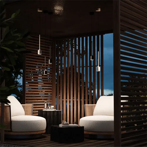 Подвесной светильник Apex 3000К 8Вт IP 54 (Белый) - фото 11