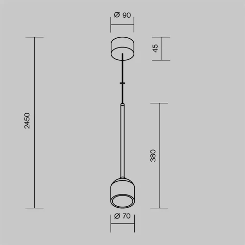Подвесной светильник Apex 3000К 8Вт IP 54 (Белый) - фото 9