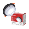 Светильник встраиваемый GX53R-SOFT CCM-BL под GX53 плафон резной хрусталь, 105х43мм черный IN HOME - Фото