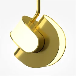 Подвесной светильник Levix 2700-4000К 7Вт (Латунь)