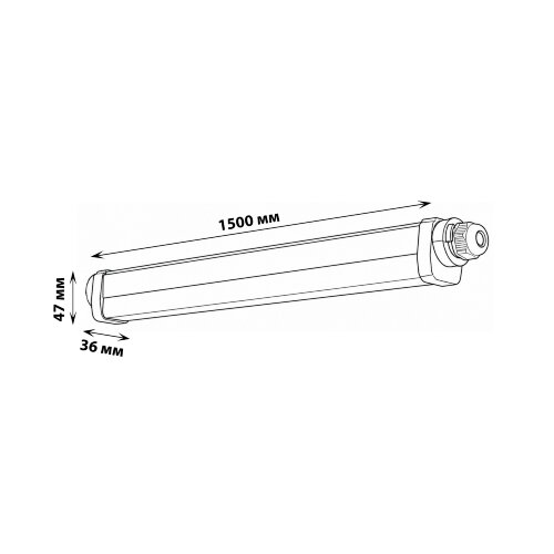 ULO-T20-50W-4000K-L150 IP65 GREY LINKABLE Светильник линейный светодиодный накладной-подвесной, соединяемый, Белый свет 4000K, 6000 Лм, Цвет серый - фото 12