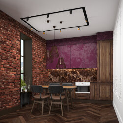 Профиль Flod для создания декоративных ниш в натяжном потолке, алюминий, черный, Denkirs DK5850-BK