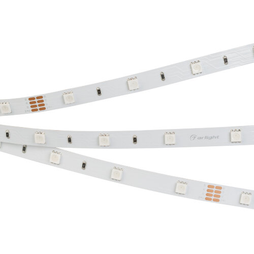 Светодиодная лента RT-B30-10mm 24V RGB (7.2 W/m, IP20, 5060, 5m) (Arlight, Открытый) - фото 2