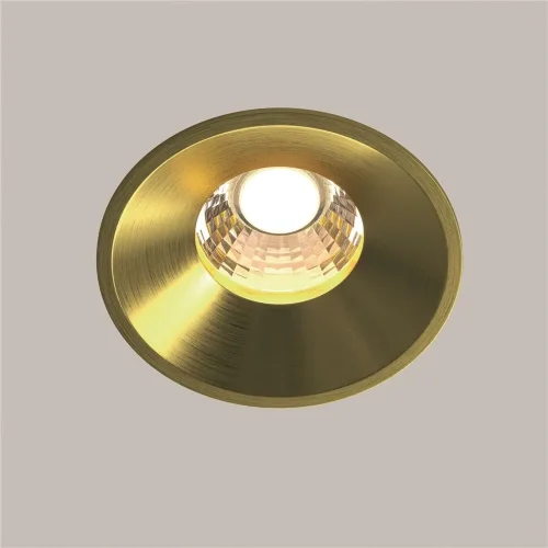 Встраиваемый светильник Round 3000K 12W 50° (Латунь) - фото 11