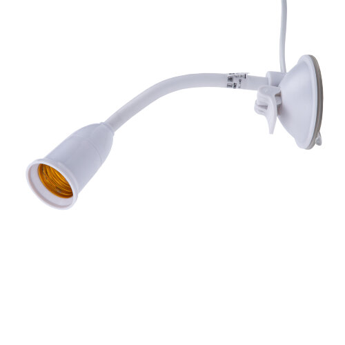 TLI-282 WHITE E27 PLANT POLYBAG Светильник на присоске для фитоламп с выключателем, Цоколь E27, Белый, ТМ ФитоЛето - фото 2