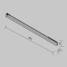 Уличный трековый светильник Базис / Basis Exility IP 3000К 24Вт 120° черный (Черный) O-TR02-1-S-24WB3K - фото 10