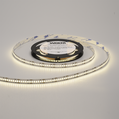 Светодиодная лента WOLTA WLS2835-24W/3000/12H240-01 SMD2835 24Вт 3000К 12В IP20 240 led/m - фото 3.