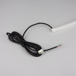 Светодиодная лента герметичная NOVA-SIDE-PU-В84-12х20mm 24V RGB-Warm (15 W/m, IP68, 3m, wire х1) (Arlight, Полиуретан) 050618