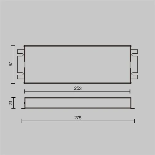 Источник напряжения Triac 24В 200Вт IP 67 (Серебро) - фото 3