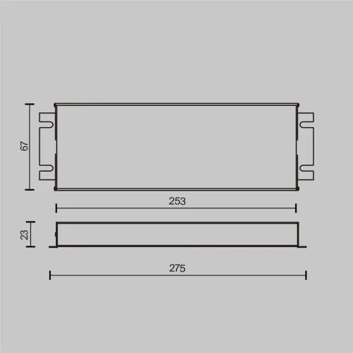 Источник напряжения TRIAC 24В 200Вт IP 67 (Серебро) 734004 - фото 3