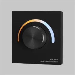 Роторная панель управления RF двухканальное 12-48VDC MIX (Черный)