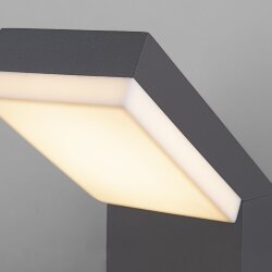 Уличный настенный светодиодный светильник Sensor IP54 с датчиком движения 1541 TECHNO LED серый