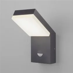 Уличный настенный светодиодный светильник Sensor IP54 с датчиком движения 1541 TECHNO LED серый (053947)