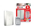 Звонок беспроводной ЗБ-9 38 мелодий с регулировкой звука, подсветкой, 150м цифр. кодир. с кнопкой IP44 СЕРЕБРЯНО-БЕЛЫЙ IN HOME - Фото 2