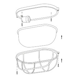 Светильник WOLTA ДПБ04-60-002 под лампу E27 (лампа в комплект не входит) IP54