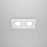 Встраиваемый светильник Atom GU10 2x10Вт (Белый) - фото 12