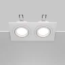 Встраиваемый светильник Atom GU10 2x10Вт (Белый) - фото 13
