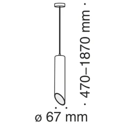 Подвесной светильник Липари / Lipari GU10х1 (Черный) P027PL-01B