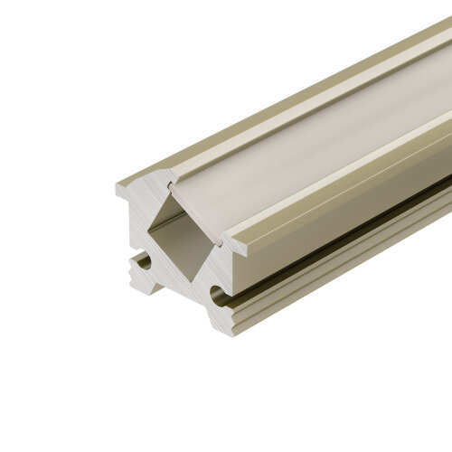 Профиль SL-BEVEL-H12-F13-2000 ANOD OLIVE GREY (Arlight, Алюминий) - фото 1